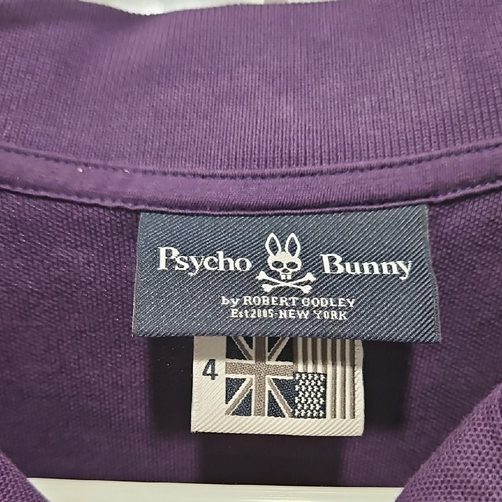 Psycho Bunny Deep Purple Polo Shirt - Picture 3 of 8